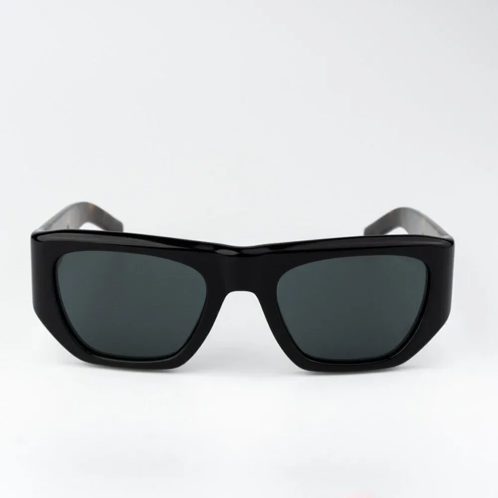 NEW Saint Laurent SL740 004 Black Havana Square Unisex Sunglasses